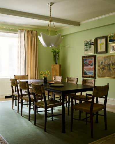  Bohemian Apartment Dining Room. Upper East Side by Lauren Johnson Interiors.