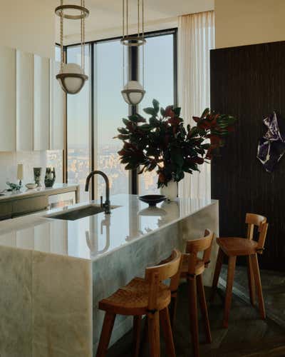  Minimalist Apartment Kitchen. Steinway Tower  by Studio Zuchowicki, LLC.