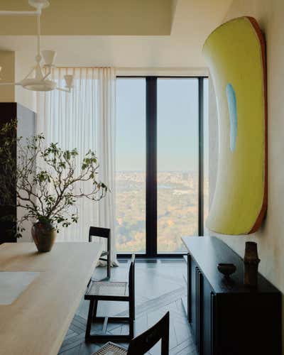  Craftsman Apartment Dining Room. Steinway Tower  by Studio Zuchowicki, LLC.