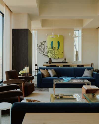  French Apartment Living Room. Steinway Tower  by Studio Zuchowicki, LLC.