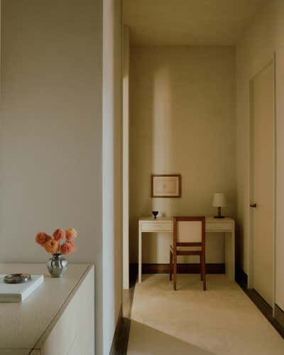  Mid-Century Modern Entry and Hall. Steinway Tower  by Studio Zuchowicki, LLC.