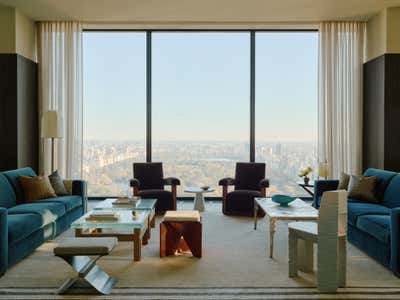  Mid-Century Modern Living Room. Steinway Tower  by Studio Zuchowicki, LLC.