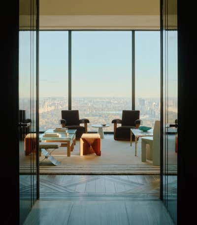  Contemporary Living Room. Steinway Tower  by Studio Zuchowicki, LLC.