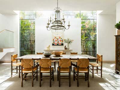 Eclectic Transitional Dining Room. Venice by West Haddon Hall LLC.