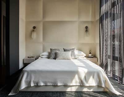 Transitional Apartment Bedroom. River North by Kristen Ekeland | Studio Gild.
