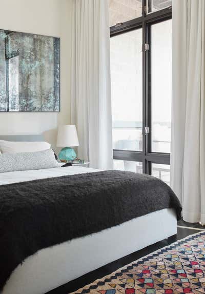  Contemporary Apartment Bedroom. River North by Kristen Ekeland | Studio Gild.