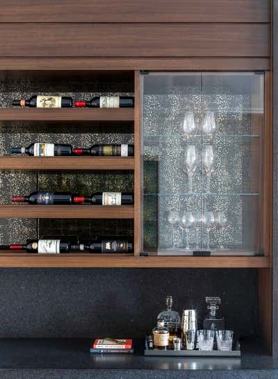  Transitional Contemporary Apartment Bar and Game Room. East Lake Shore Drive by Kristen Ekeland | Studio Gild.