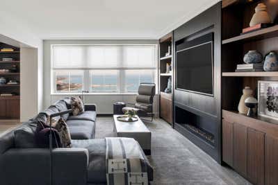  Transitional Modern Living Room. East Lake Shore Drive by Kristen Ekeland | Studio Gild.