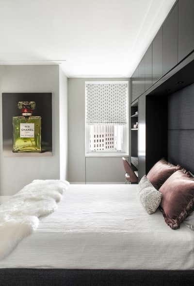  Transitional Modern Apartment Bedroom. East Lake Shore Drive by Kristen Ekeland | Studio Gild.