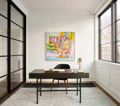  Transitional Contemporary Family Home Office and Study. Dayton Street by Kristen Ekeland | Studio Gild.