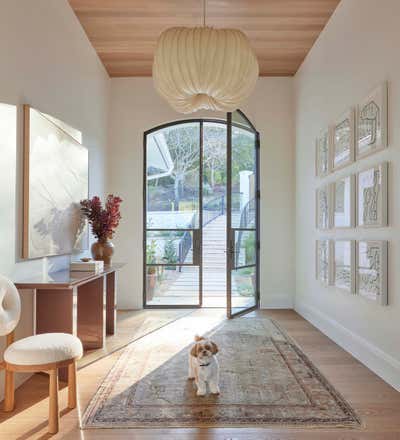  Transitional Family Home Entry and Hall. Cortona Cove by Kristen Ekeland | Studio Gild.