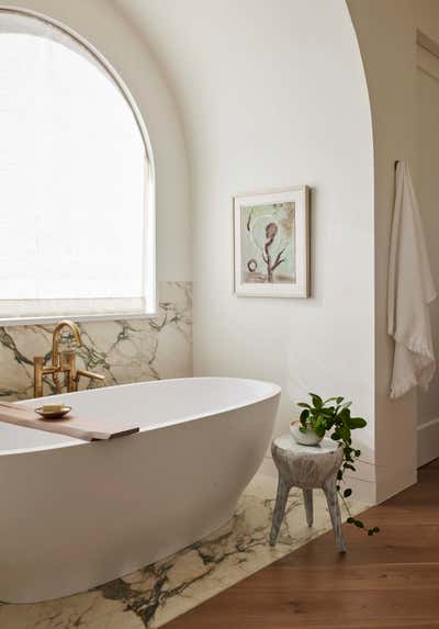  Transitional Contemporary Family Home Bathroom. Cortona Cove by Kristen Ekeland | Studio Gild.