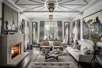 Contemporary Living Room. Miracle Mile by Jeff Andrews - Design.
