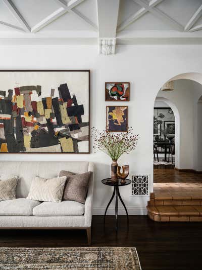  Transitional Art Nouveau Living Room. Miracle Mile by Jeff Andrews - Design.
