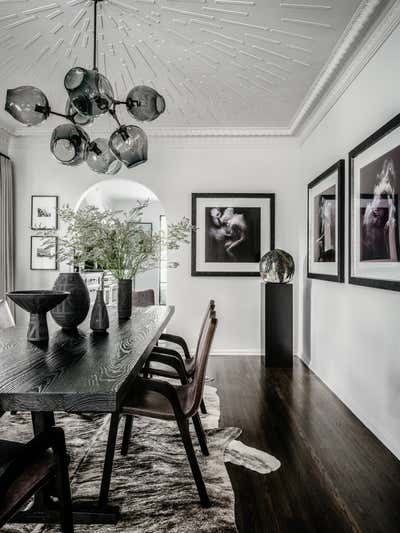  Transitional Modern Dining Room. Miracle Mile by Jeff Andrews - Design.