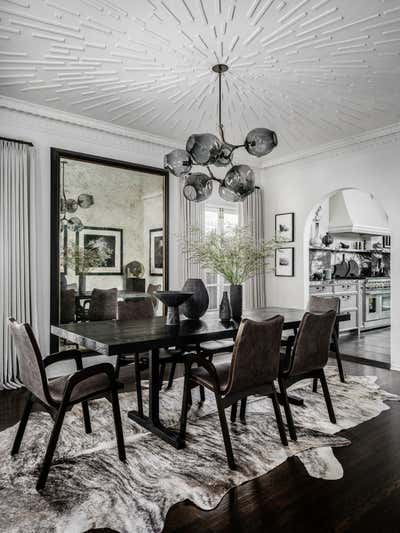  Transitional Modern Dining Room. Miracle Mile by Jeff Andrews - Design.