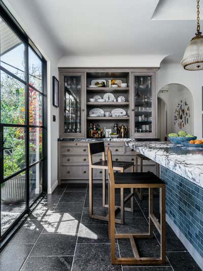  Transitional Family Home Kitchen. Miracle Mile by Jeff Andrews - Design.
