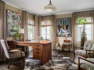  Traditional Family Home Office and Study. Miracle Mile by Jeff Andrews - Design.