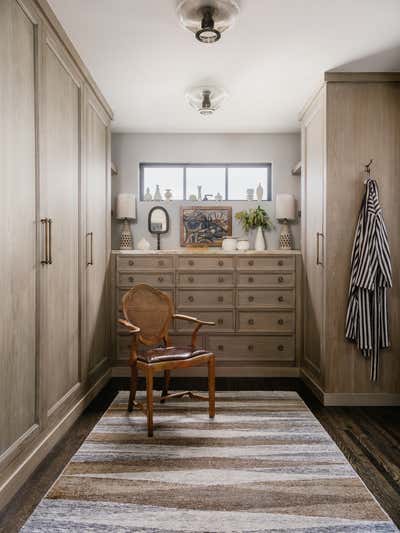  Transitional Family Home Storage Room and Closet. Miracle Mile by Jeff Andrews - Design.