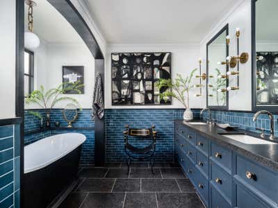  Contemporary Mid-Century Modern Family Home Bathroom. Miracle Mile by Jeff Andrews - Design.
