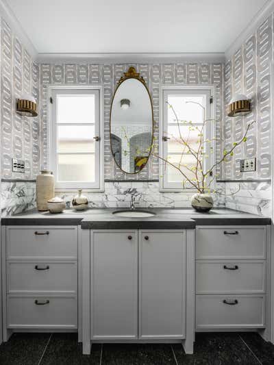  Transitional Mid-Century Modern Bathroom. Miracle Mile by Jeff Andrews - Design.
