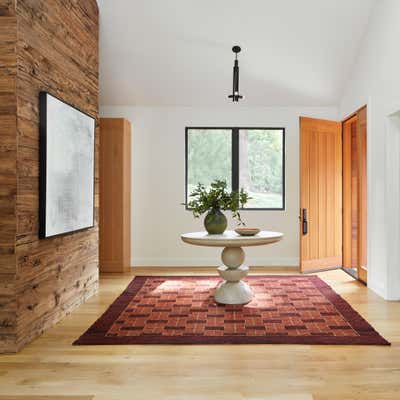  Mid-Century Modern Family Home Entry and Hall. Hudson Valley Modern by JAM Architecture.