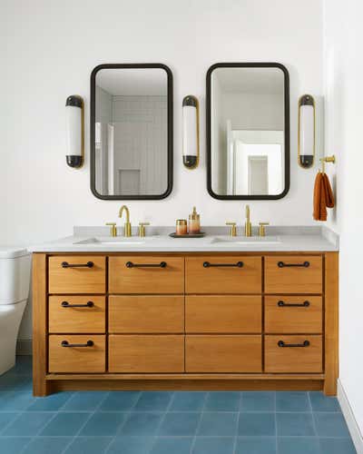  Modern Mid-Century Modern Family Home Bathroom. Hudson Valley Modern by JAM Architecture.