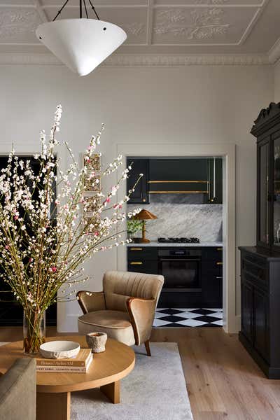  Arts and Crafts Apartment Living Room. The Grady by Gray & Co Design.