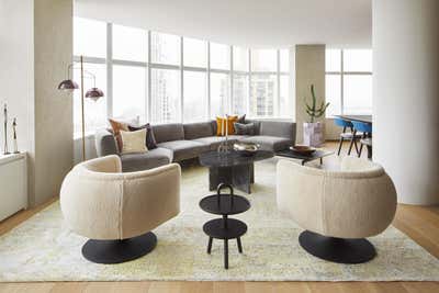  Modern Living Room. Lincoln Center Pied-à-Terre by JAM Architecture.