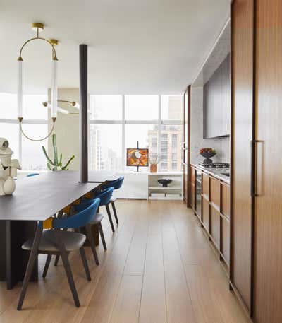  Modern Apartment Kitchen. Lincoln Center Pied-à-Terre by JAM Architecture.