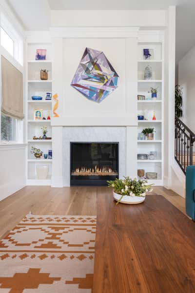  Modern Family Home Living Room. Carefree Coastal by Sarah Barnard Design.