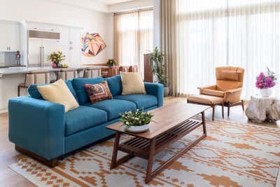  Contemporary Living Room. Carefree Coastal by Sarah Barnard Design.
