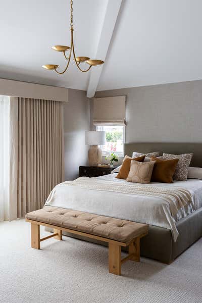  Transitional Family Home Bedroom. No.2 by Jenn Feldman Designs.