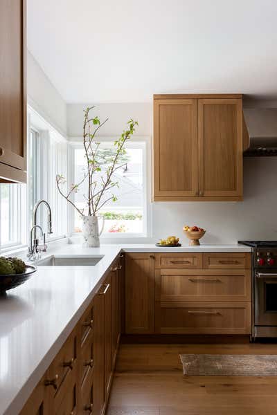  Organic Family Home Kitchen. No.2 by Jenn Feldman Designs.