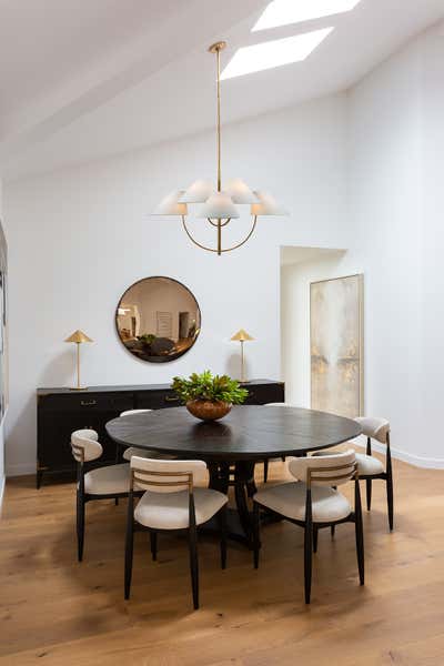  Transitional Dining Room. No.2 by Jenn Feldman Designs.