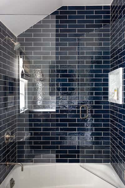  Mid-Century Modern Bathroom. No. 3 by Jenn Feldman Designs.