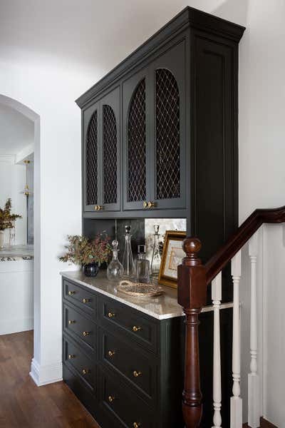  Transitional Family Home Bar and Game Room. No. 3 by Jenn Feldman Designs.