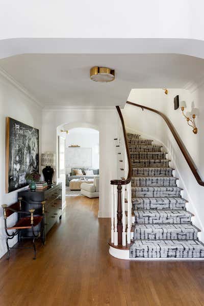  Contemporary Family Home Entry and Hall. No. 3 by Jenn Feldman Designs.