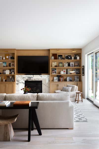  Transitional Family Home Living Room. No. 4 by Jenn Feldman Designs.