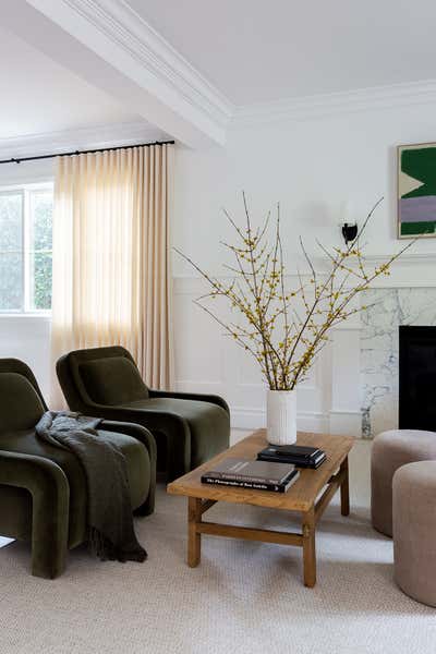  Contemporary Transitional Living Room. No. 4 by Jenn Feldman Designs.