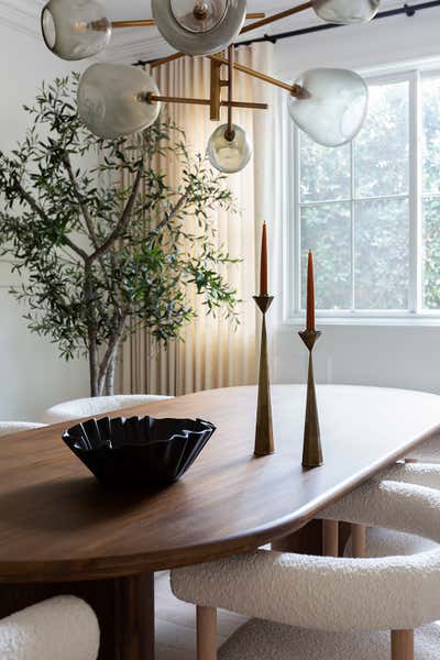  Contemporary Transitional Dining Room. No. 4 by Jenn Feldman Designs.