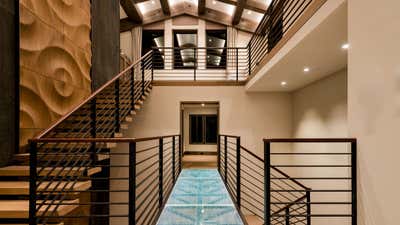  Modern Entry and Hall. Tahoe Villa Harrah by Solanna Design & Development LLC.