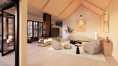  Contemporary Living Room. The Contemporary English Country Bungalow by Sensus Design Studio.