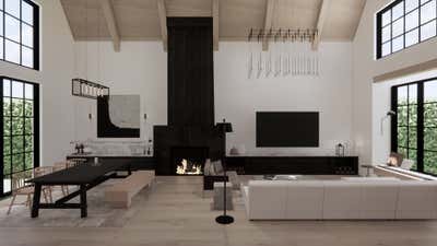  Modern Country House Living Room. The Kleinburg Cathedral by Sensus Design Studio.