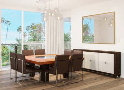  Coastal Apartment Dining Room. Coastal Calm by Sarah Barnard Design.