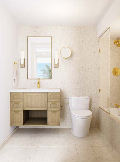  Contemporary Apartment Bathroom. Coastal Calm by Sarah Barnard Design.