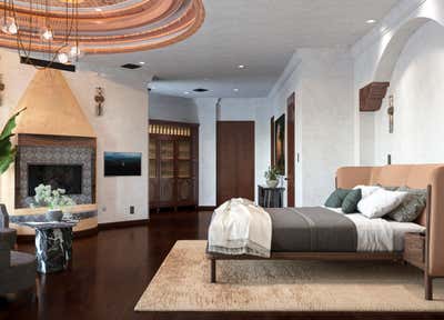  Family Home Bedroom. The Natural World Within Luxury Home Design by Sarah Barnard Design.