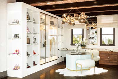  Modern Family Home Storage Room and Closet. The Natural World Within Luxury Home Design by Sarah Barnard Design.