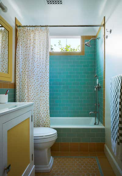  Cottage Mediterranean Family Home Bathroom. Windsor Square by Sherwood-Kypreos.