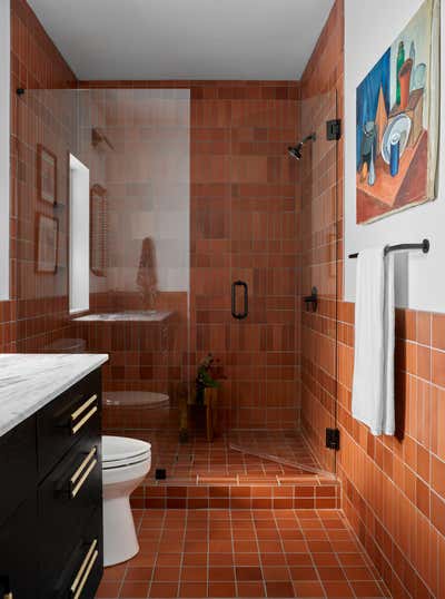  Family Home Bathroom. Atlanta Mid Mod  by Atelier Davis.